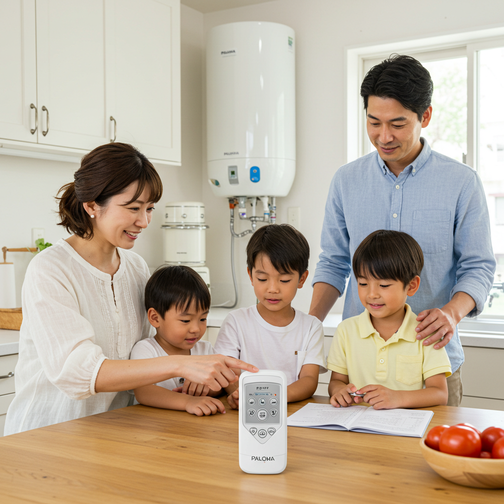 パロマの給湯器の顔マークの意味