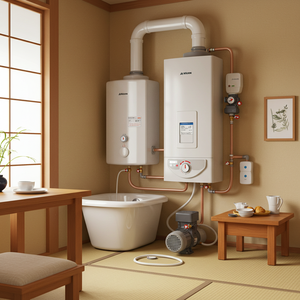 給湯器追い焚きの仕組みと動作原理