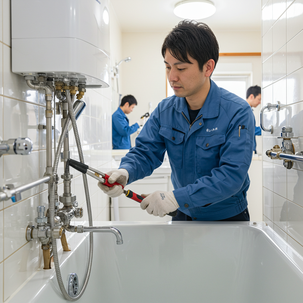 給湯器追い焚き配管掃除の重要性