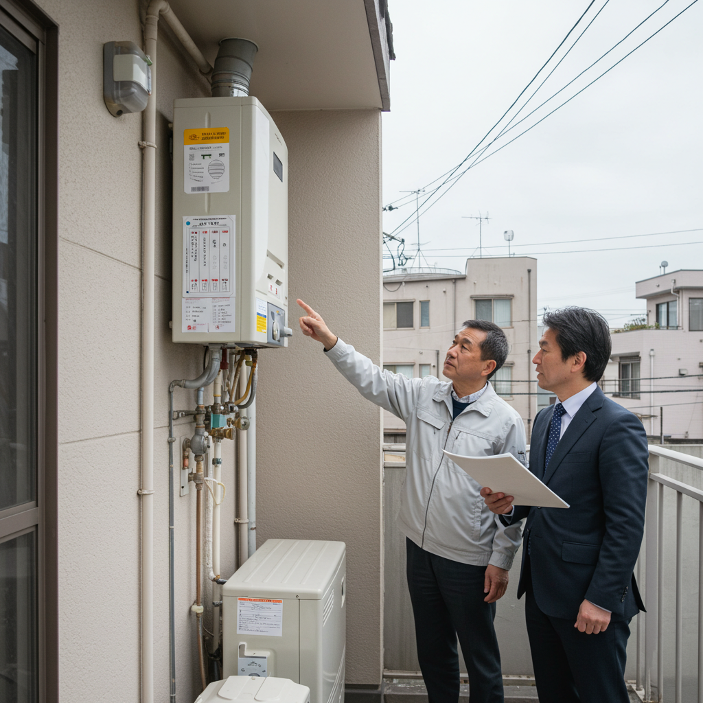 給湯器リース マンションでの注意点