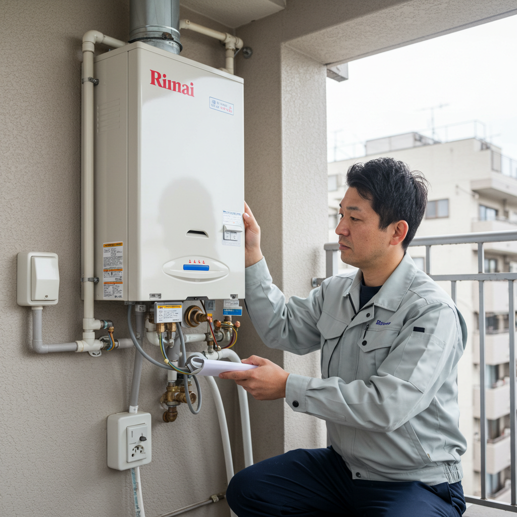リンナイ給湯器の電源はどこ？正しく確認する方法