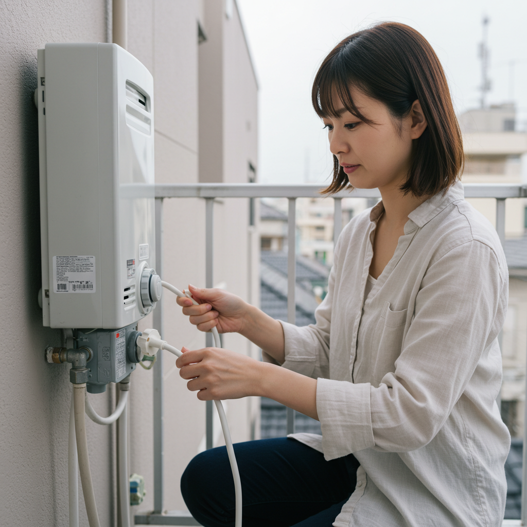 給湯器コンセントを抜くときの注意点