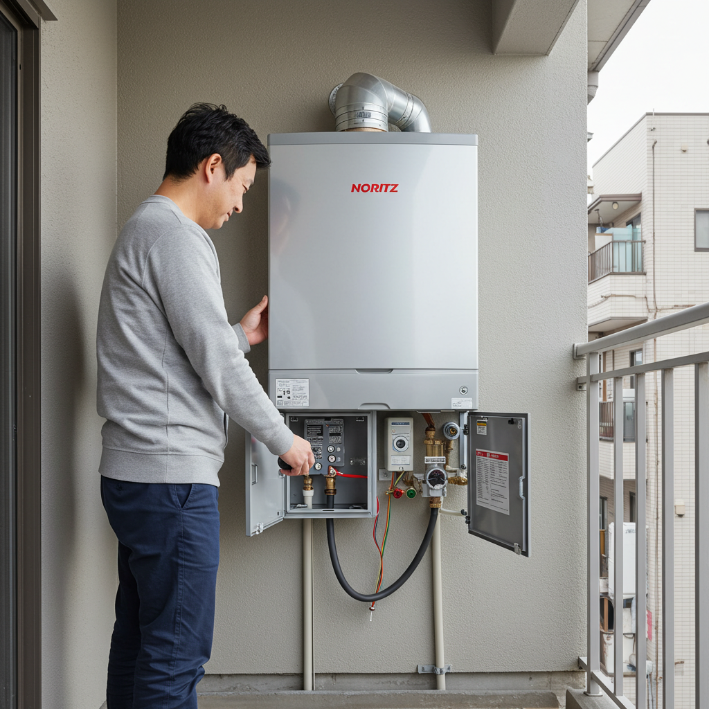 ノーリツ給湯器電源どこかを確認する方法