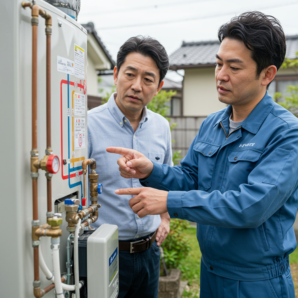 給湯器 仕組み 図解で理解する流れ