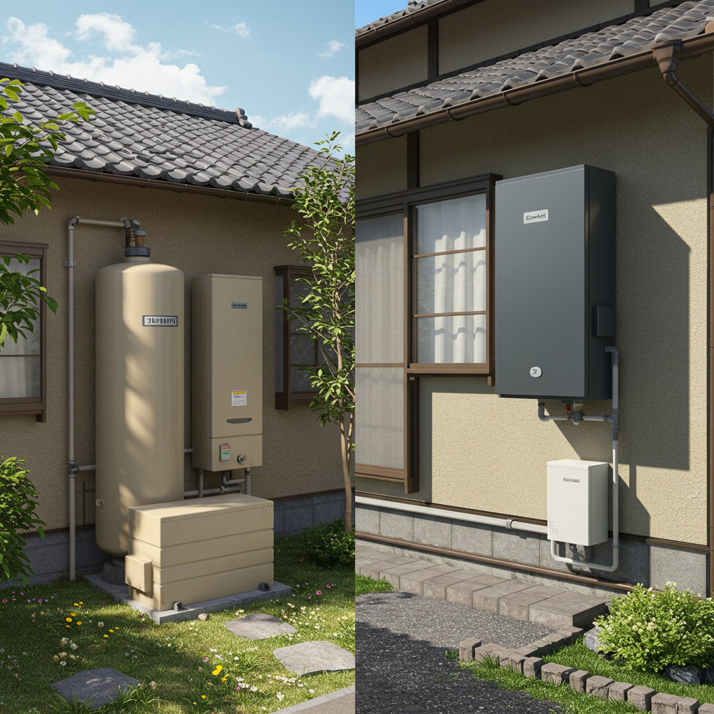 貯水式と瞬間式どっちがいいのか比較