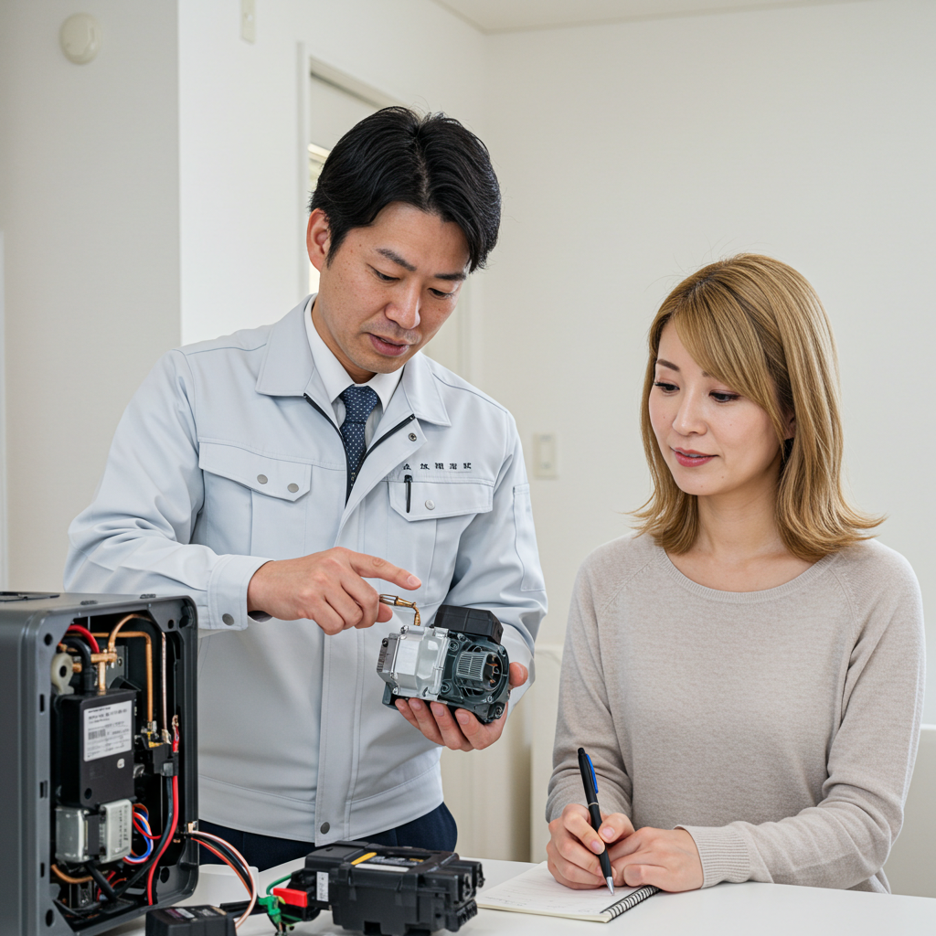 給湯器の循環ポンプの交換費用はいくらですか？