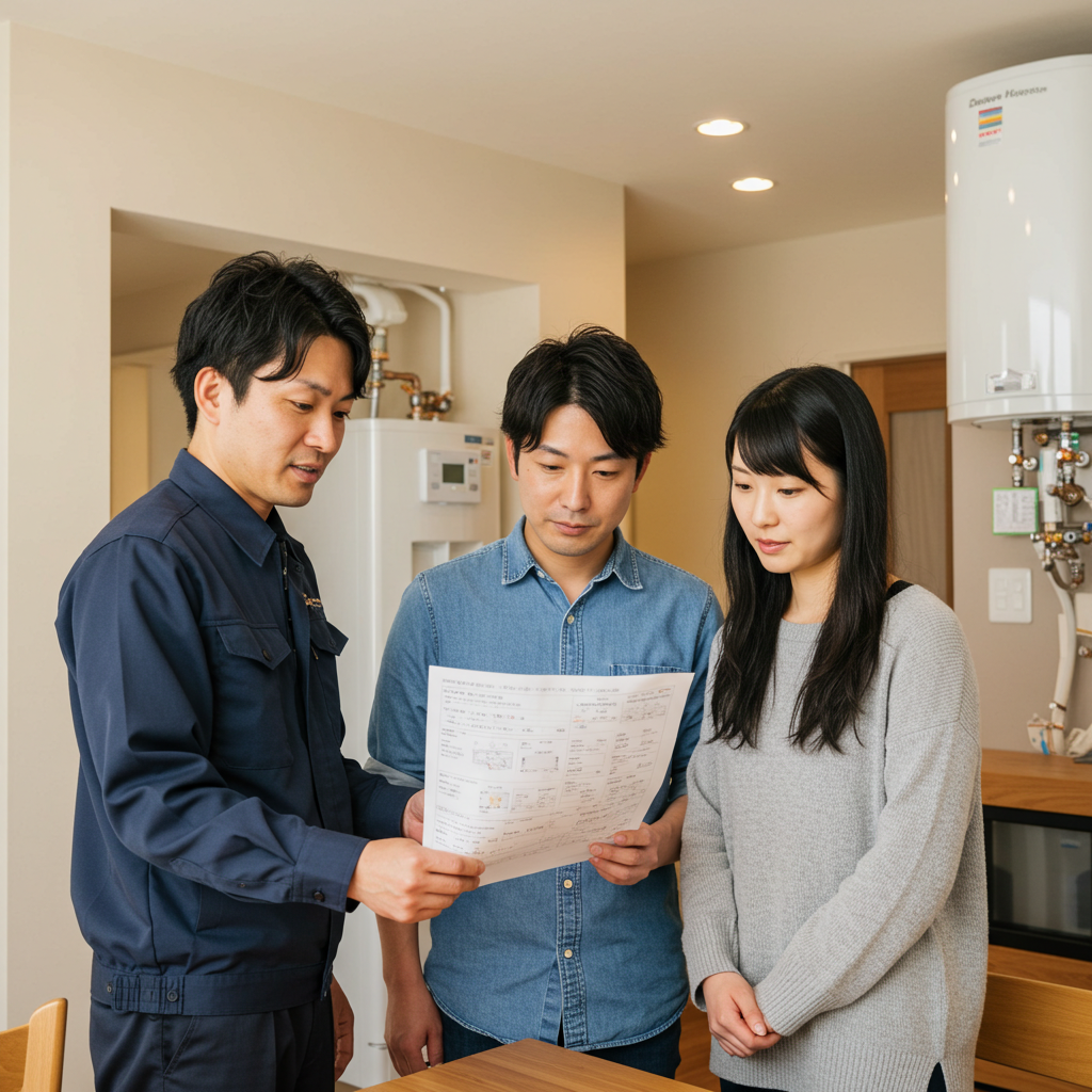 給湯器見積もり注意点を押さえる