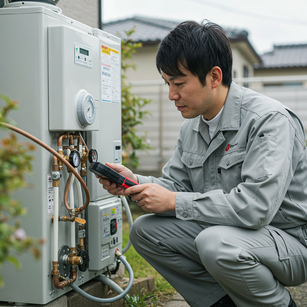 給湯器異音ブーンが続くときの注意点