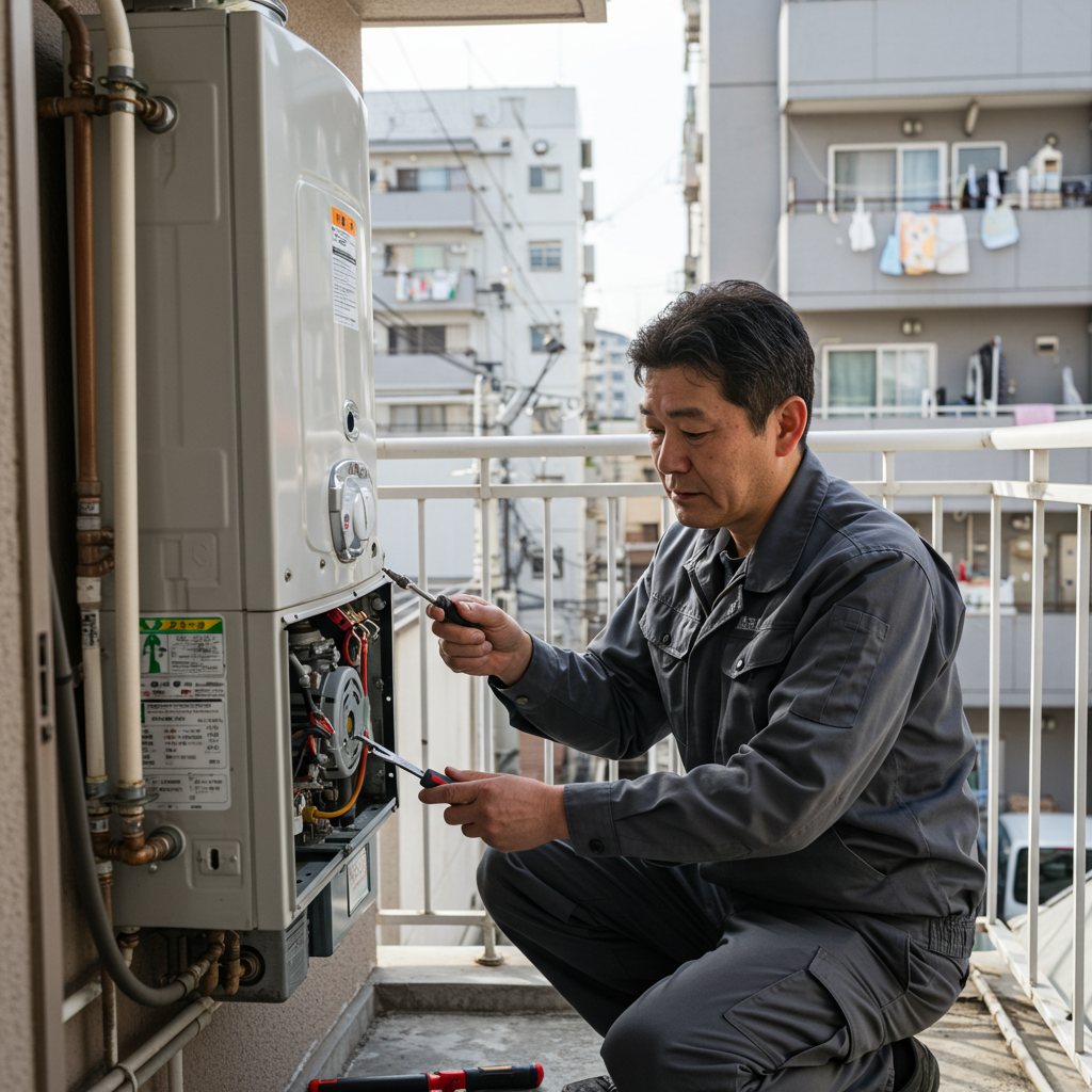 給湯器モーター音うるさい場合の確認点