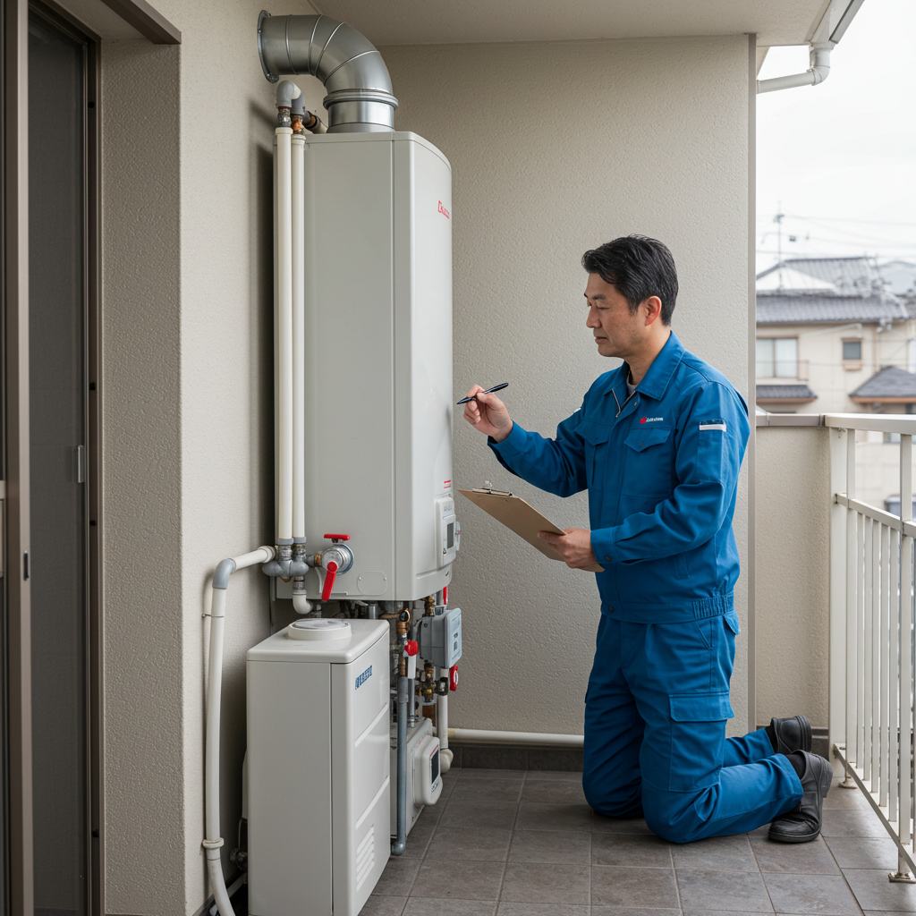 給湯器ベランダ点検の重要性