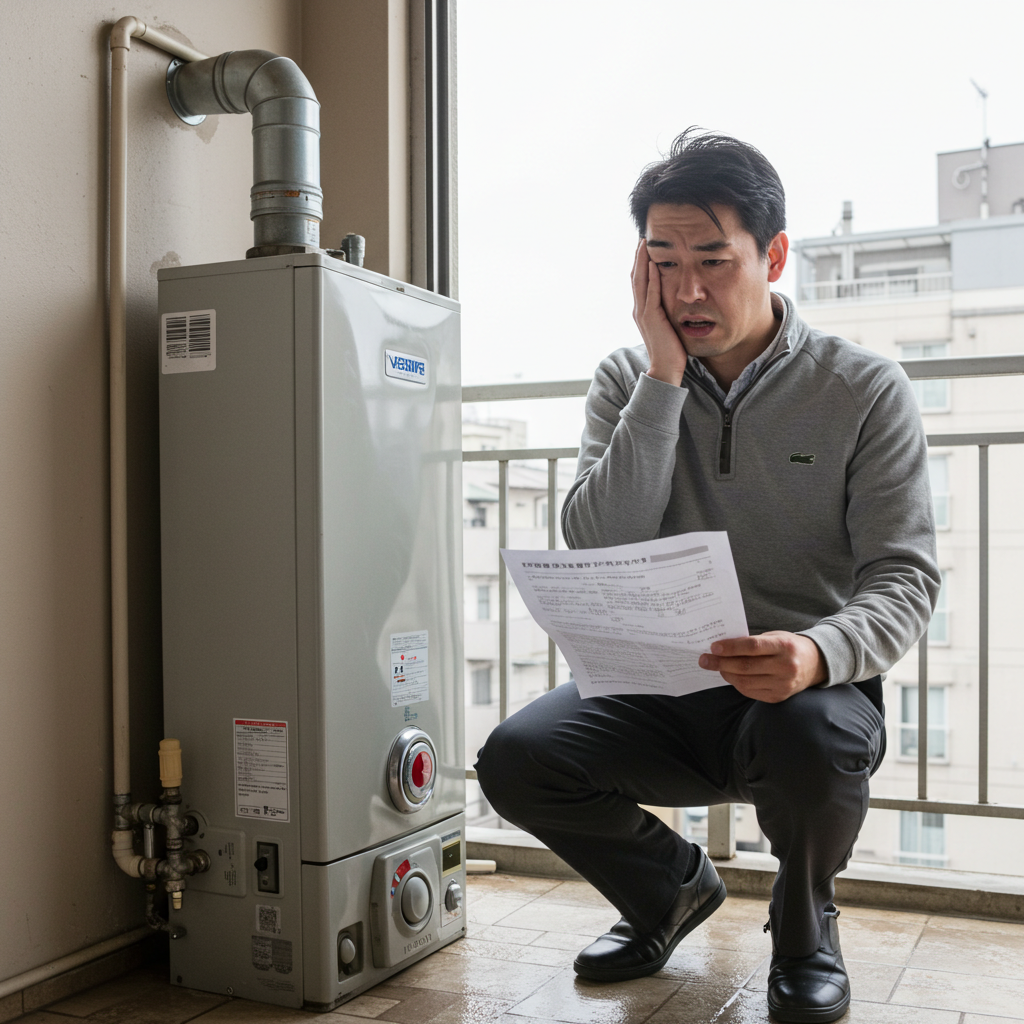 賃貸給湯器ベランダ設置の制約