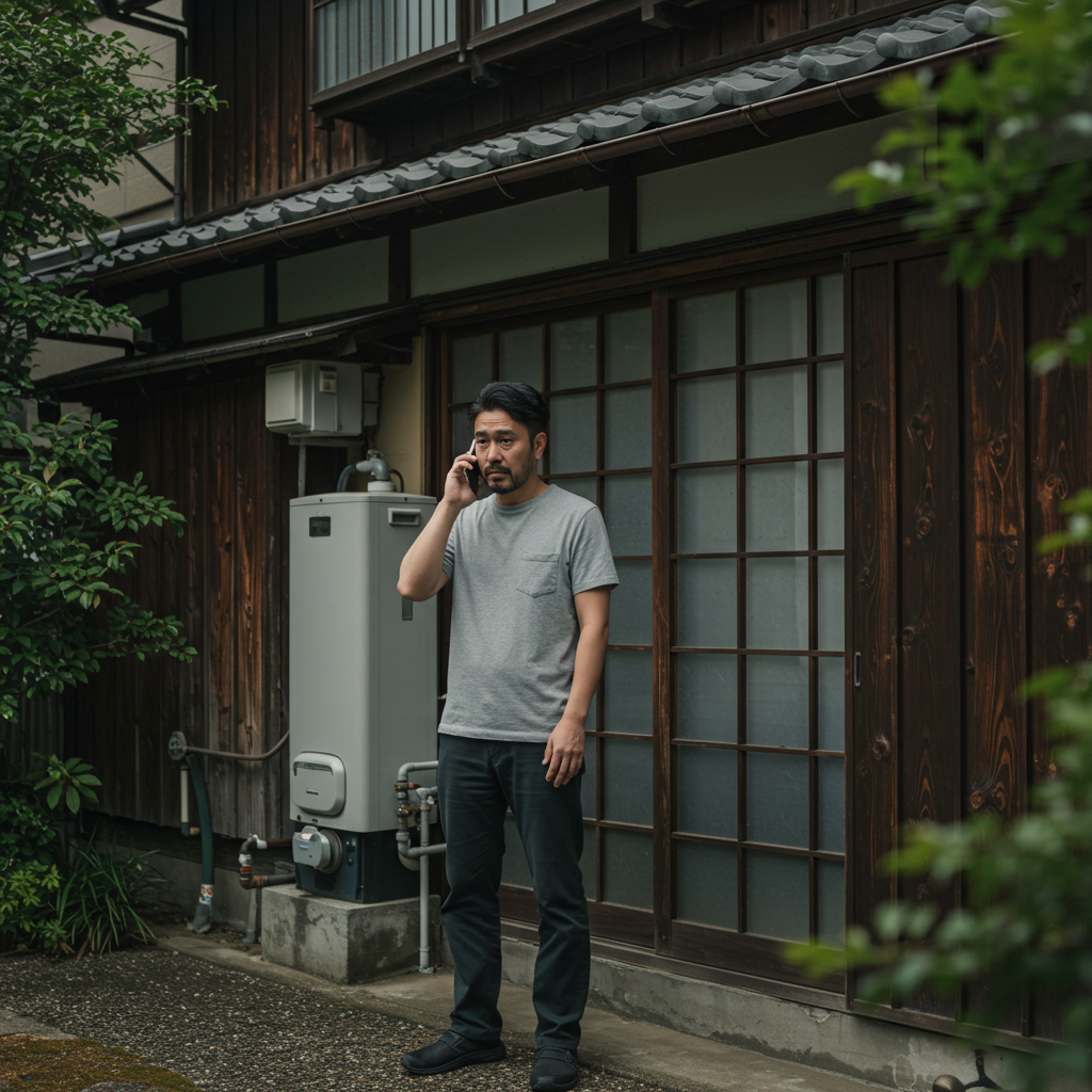 給湯器 水漏れ どこに連絡すべきか