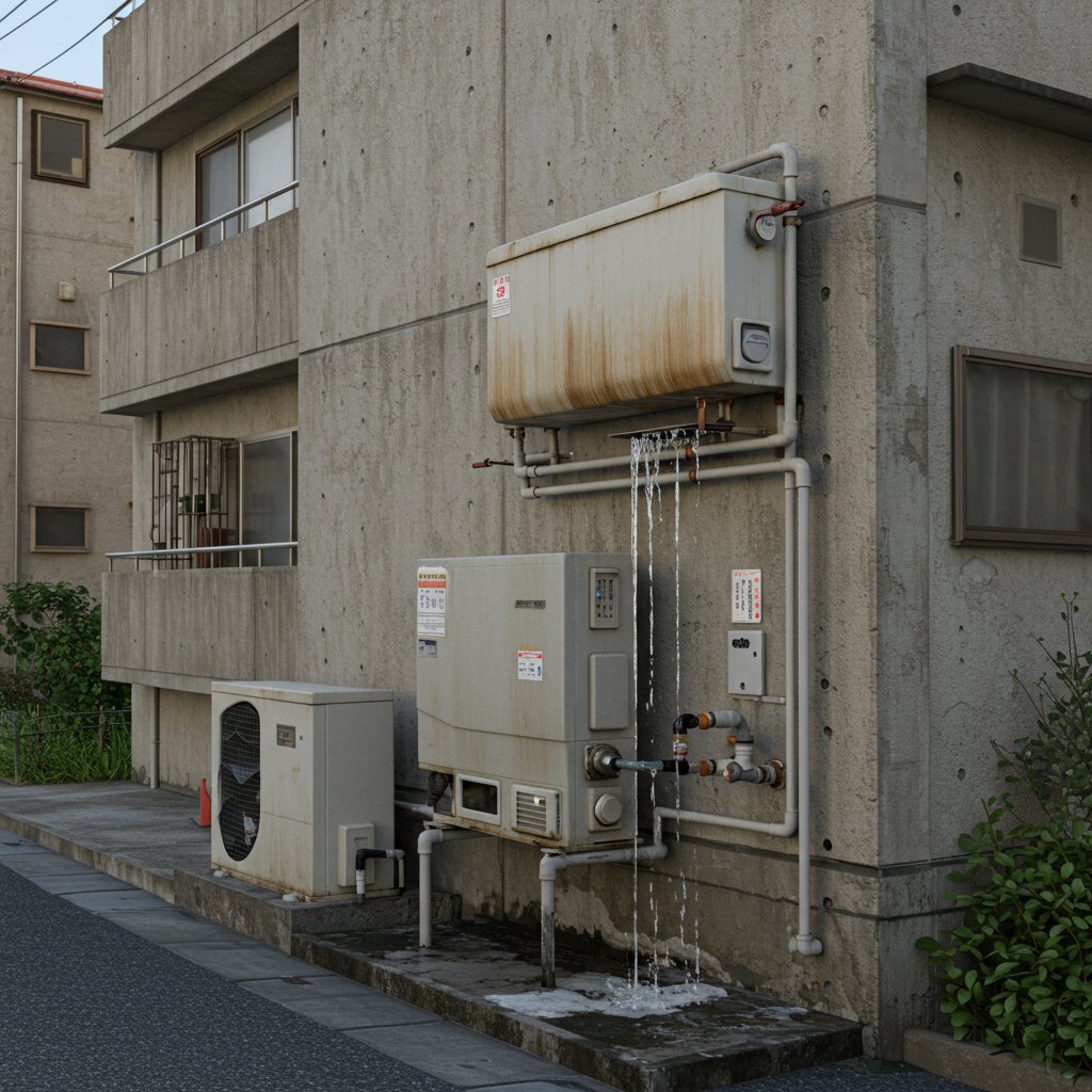 給湯器 水漏れ アパート 水道代の注意点