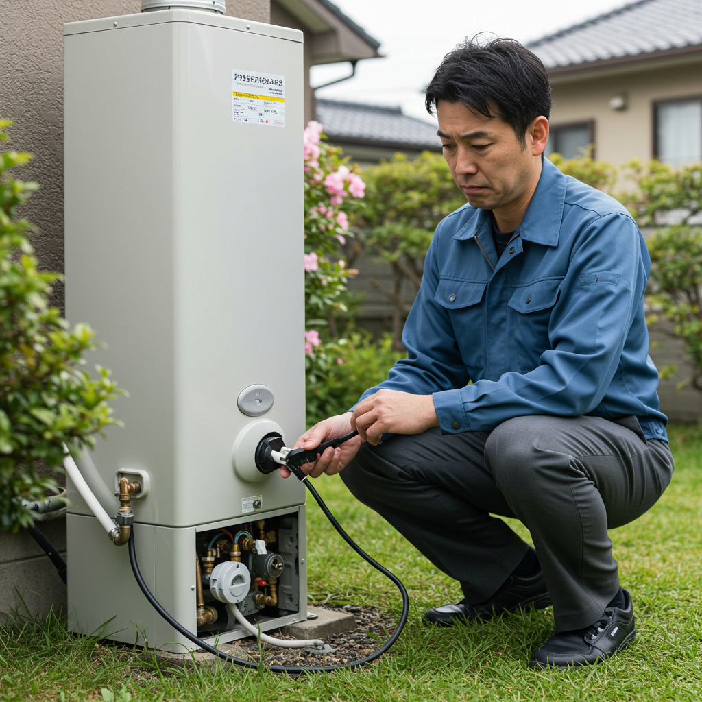 給湯器 電源が勝手に切れる時の確認
