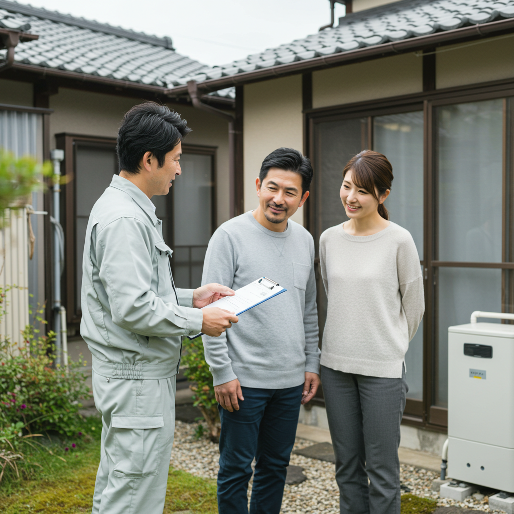 ヤマダ電機 給湯器 見積もりの流れ