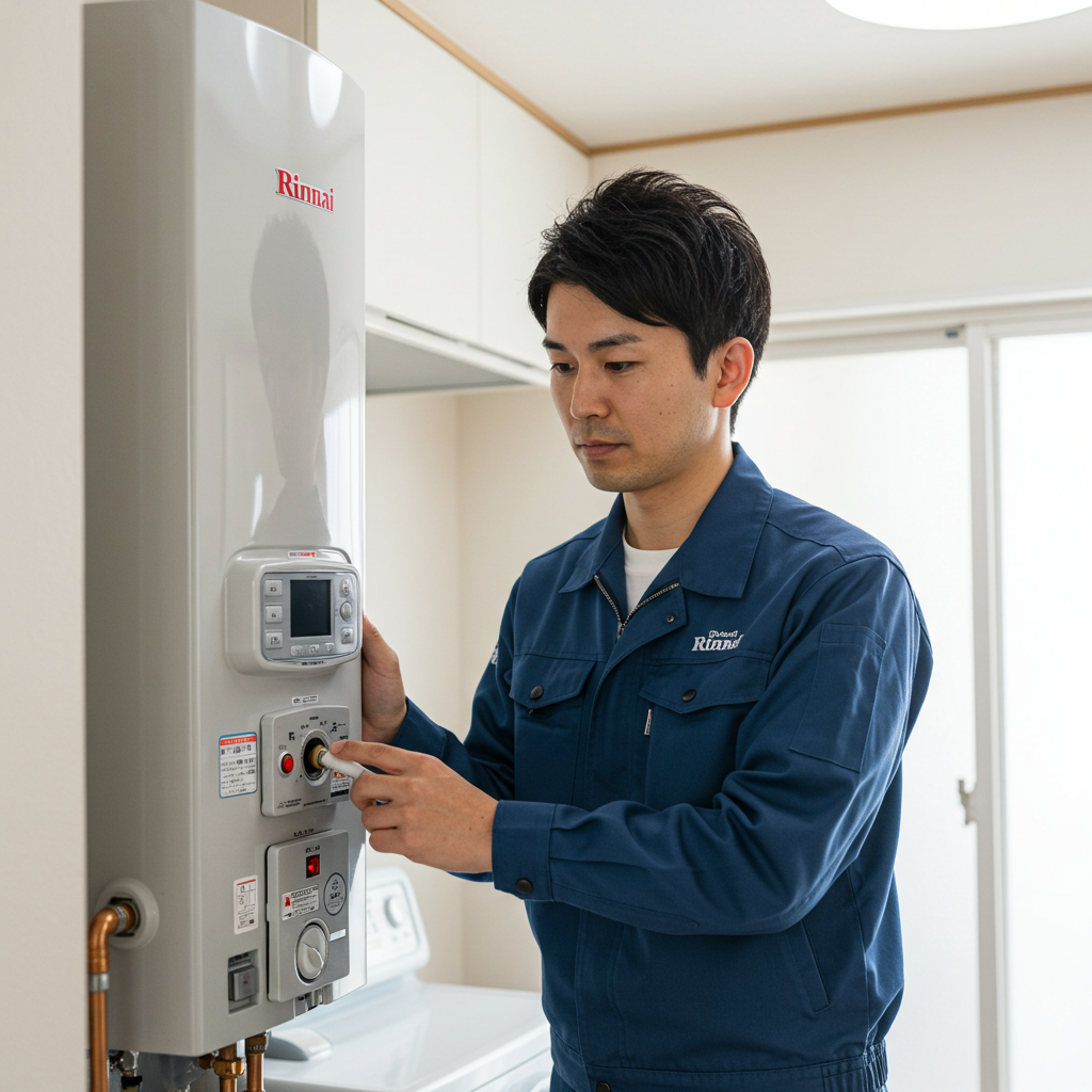 リンナイ給湯器安全装置解除方法の注意点