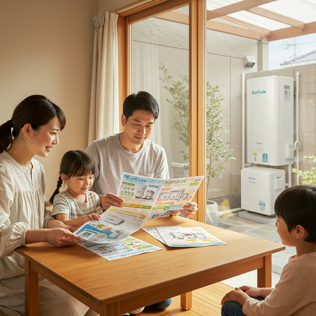 ジョーシン エコキュート チラシ活用