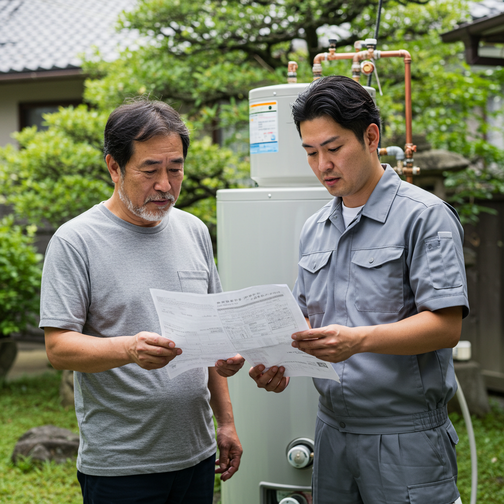 給湯器 価格 おかしい時の確認