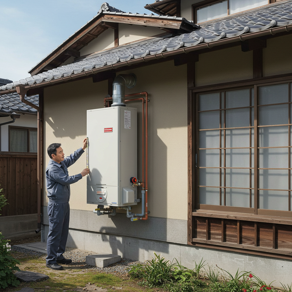 給湯器 24号 寸法と設置条件