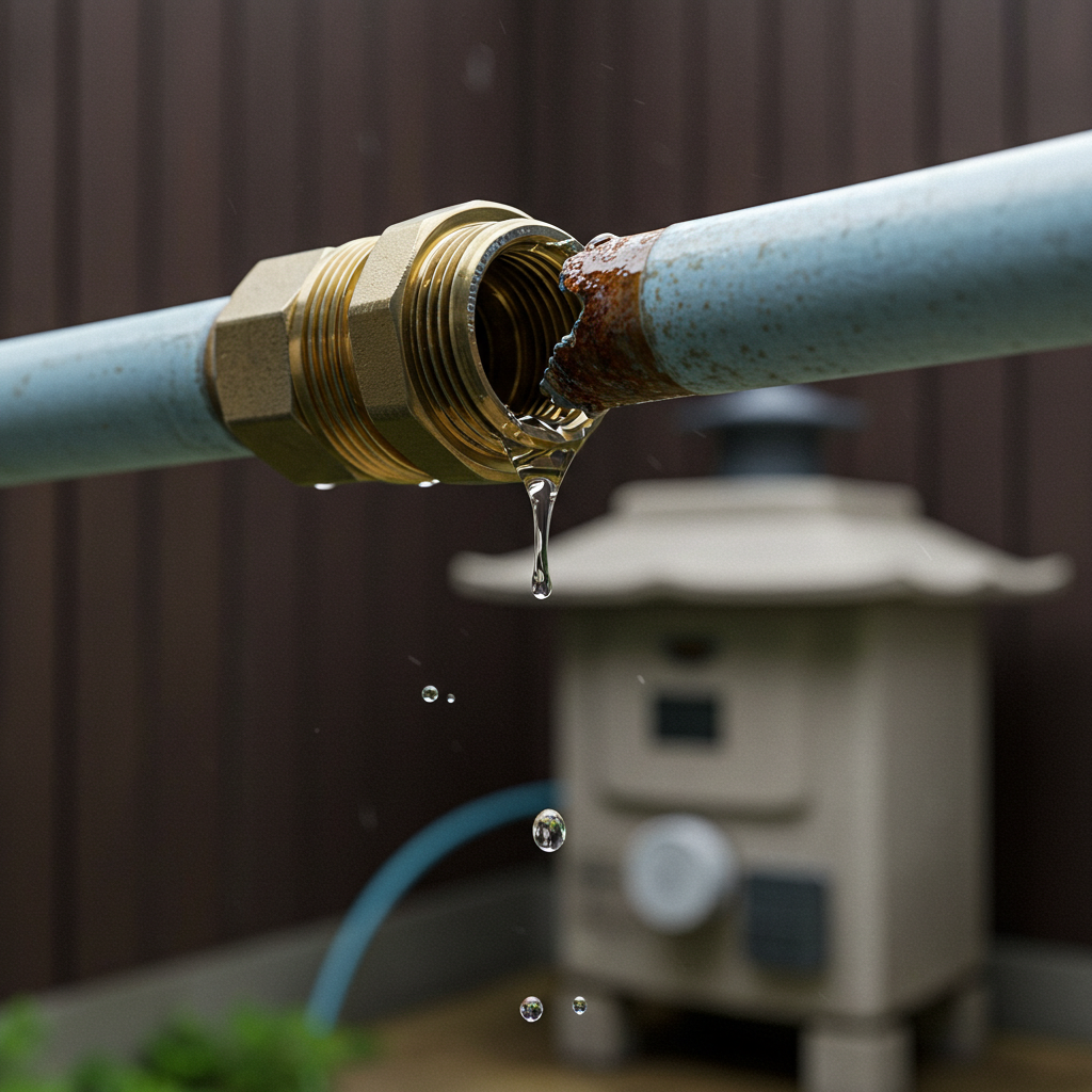 水漏れやにじみが起きる原因と対処法