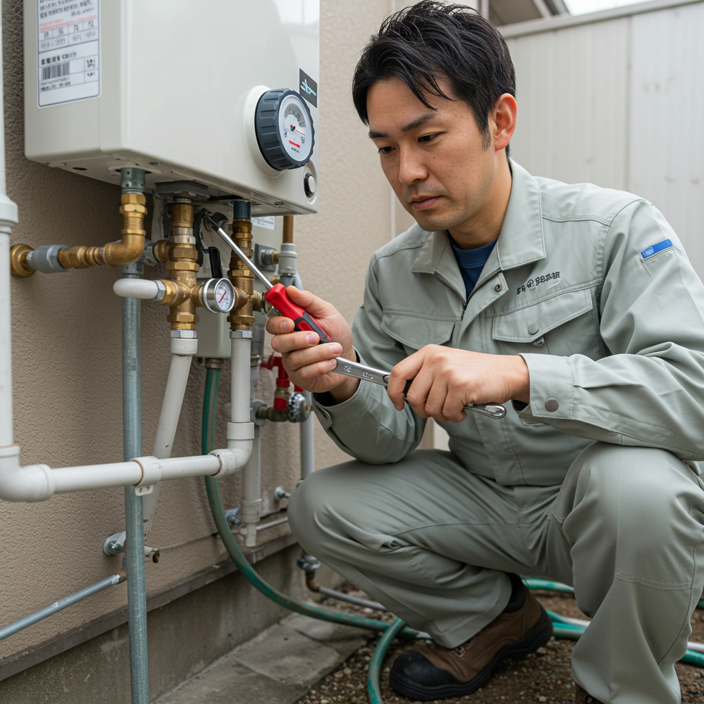 機種別の水抜き栓の位置と特徴