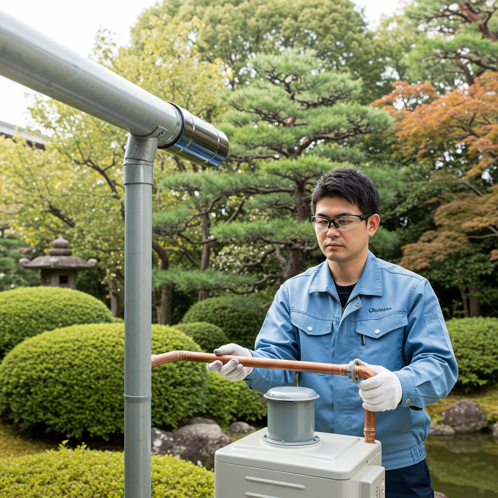 排気筒の延長や取り回しに関する制限