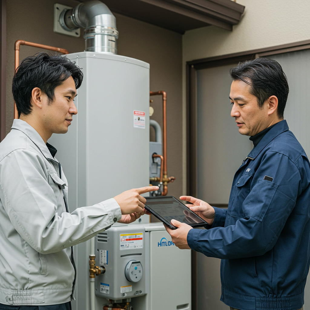 外付け給湯器の交換費用相場