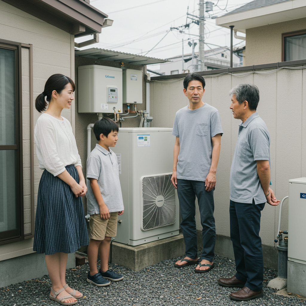 ヒートポンプ給湯器 デメリットも確認