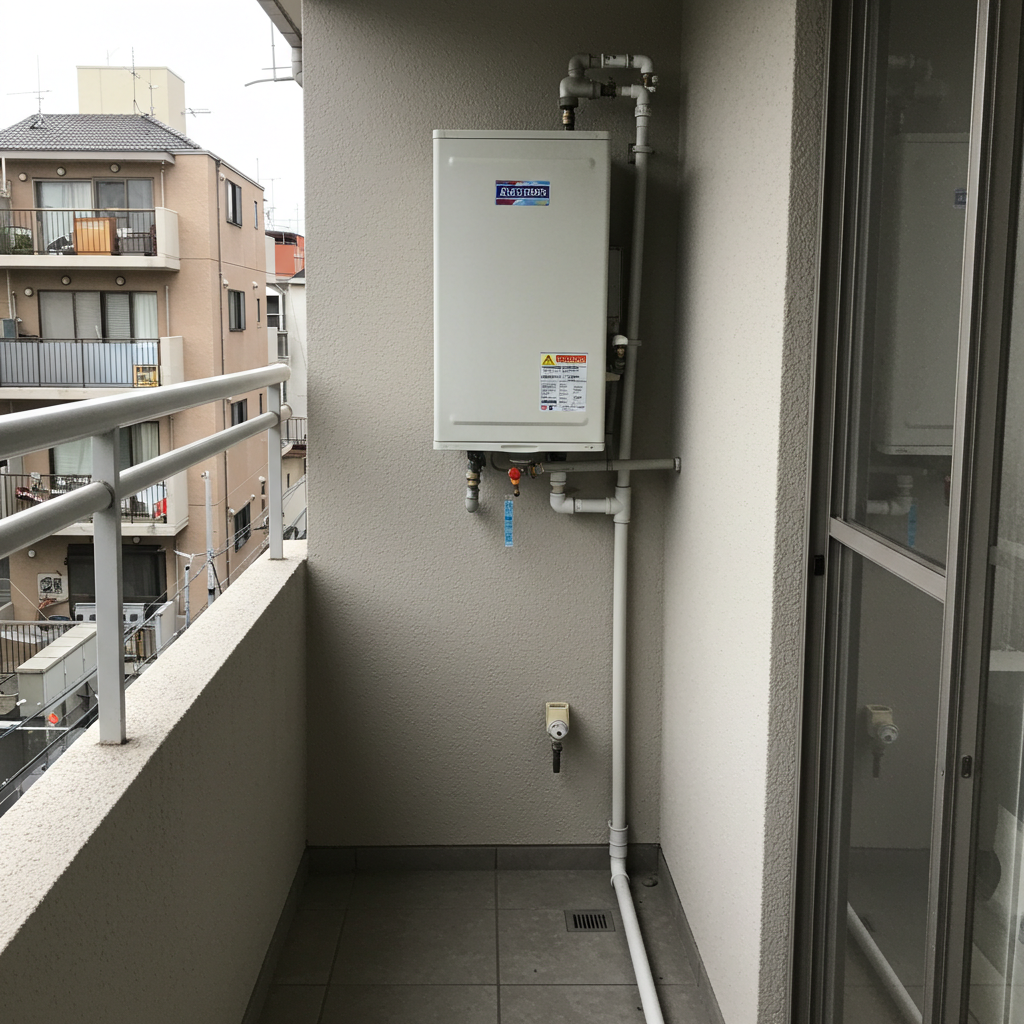 給湯器ドレン排水とマンション対応