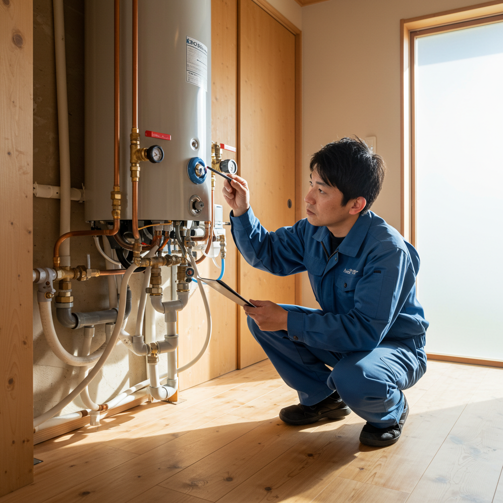 給湯器水圧不足の典型原因と見分け方
