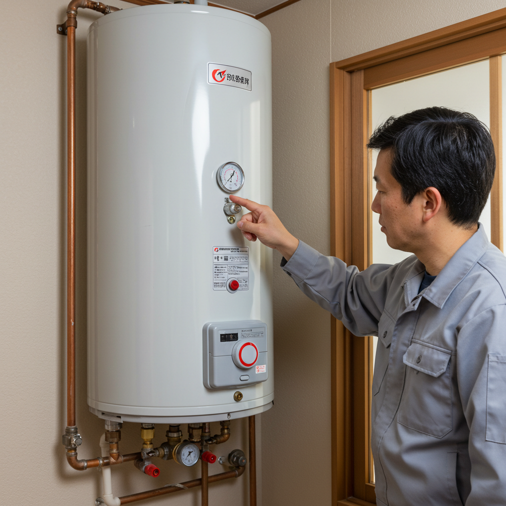 電気温水器水圧上げる安全手順
