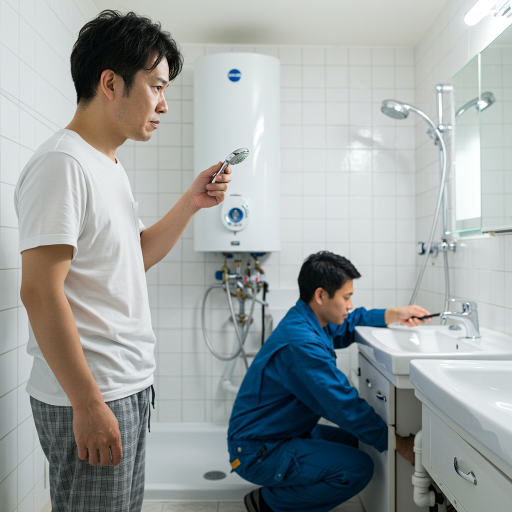 給湯器を交換したら水圧が弱くなったどうしたらいいですか