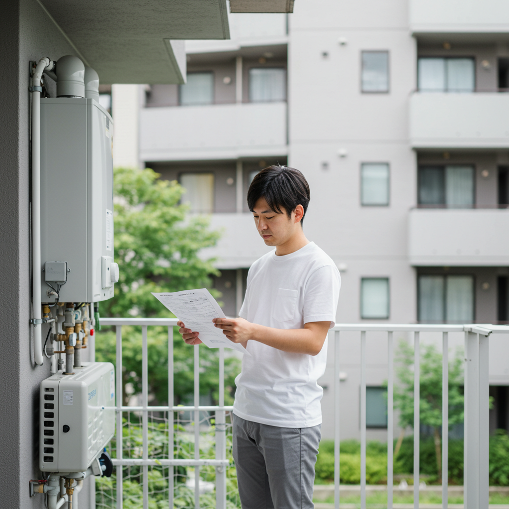 給湯器の点検 電話はまず確認を
