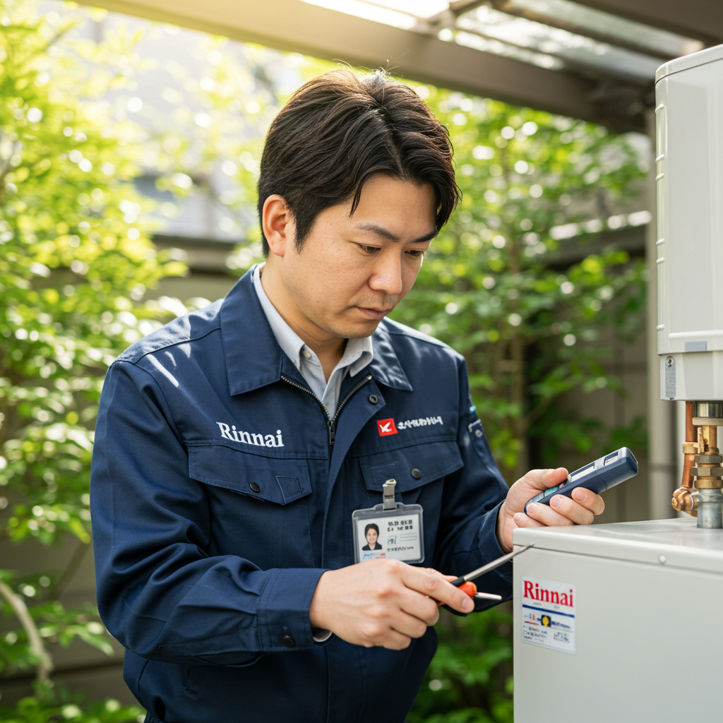 リンナイ 給湯器無料点検の注意点