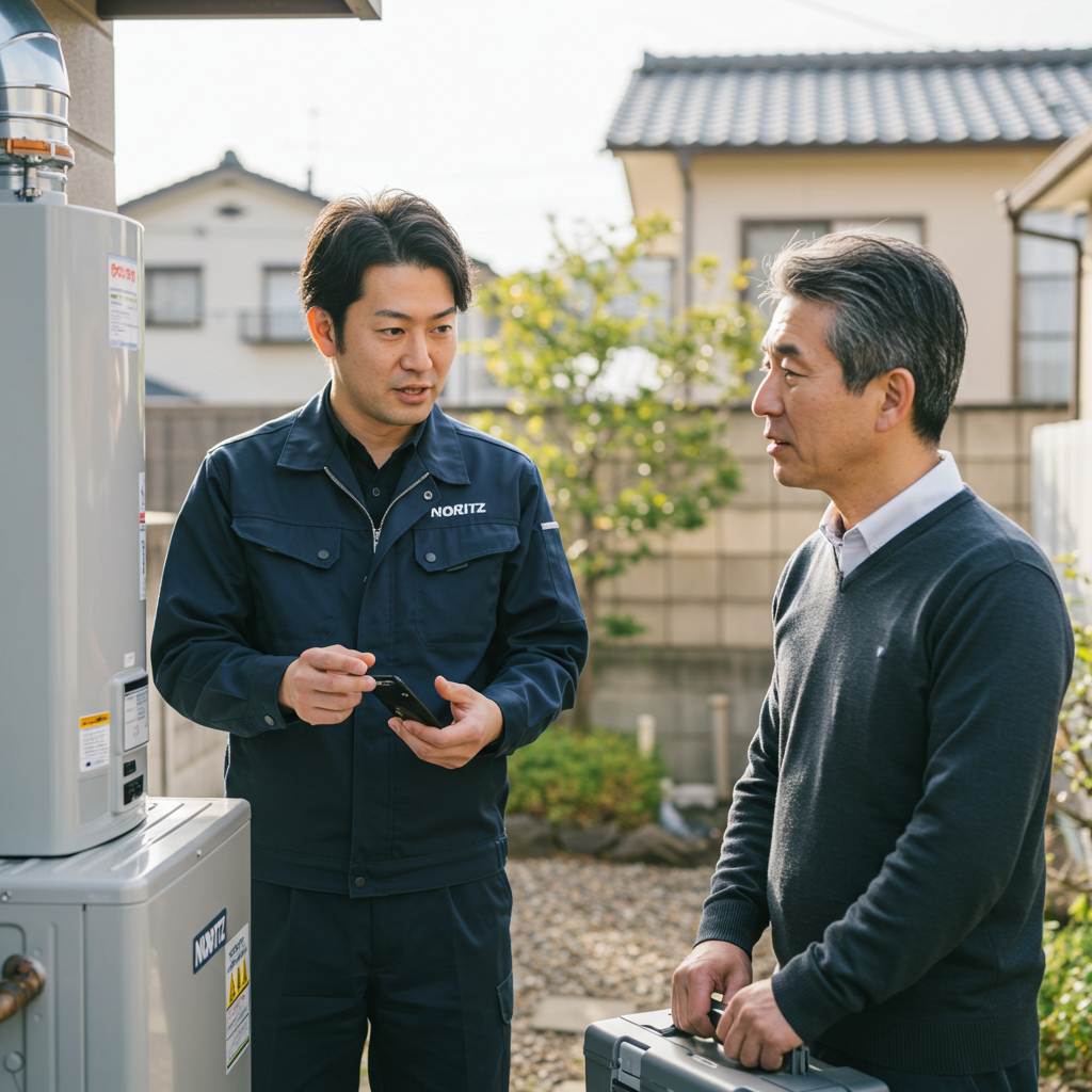 ノーリツ 給湯器 無料 点検の見解
