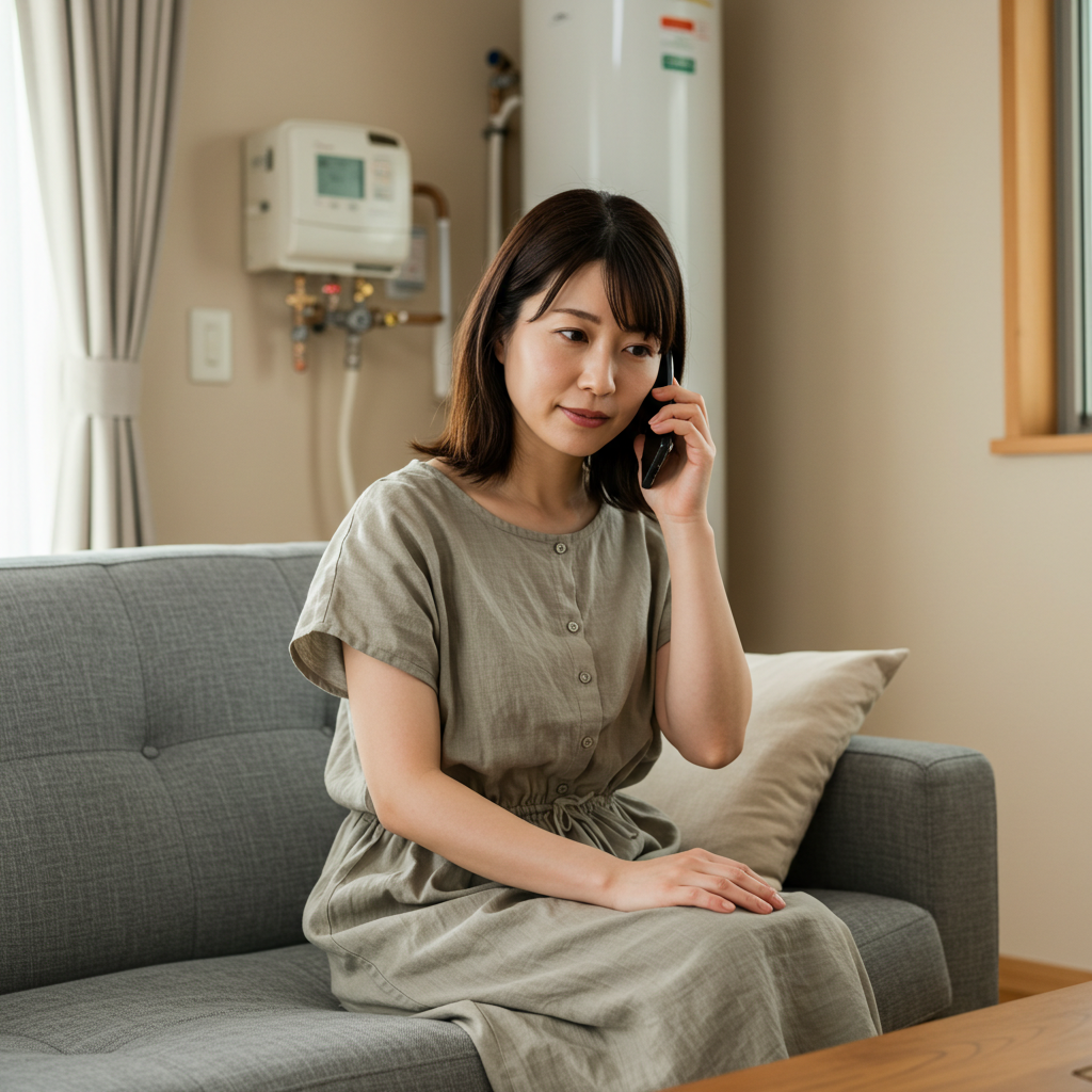 給湯器の法定点検の電話はどこからかかってきますか