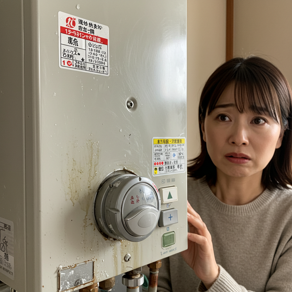 給湯器の寿命が近い予兆は？