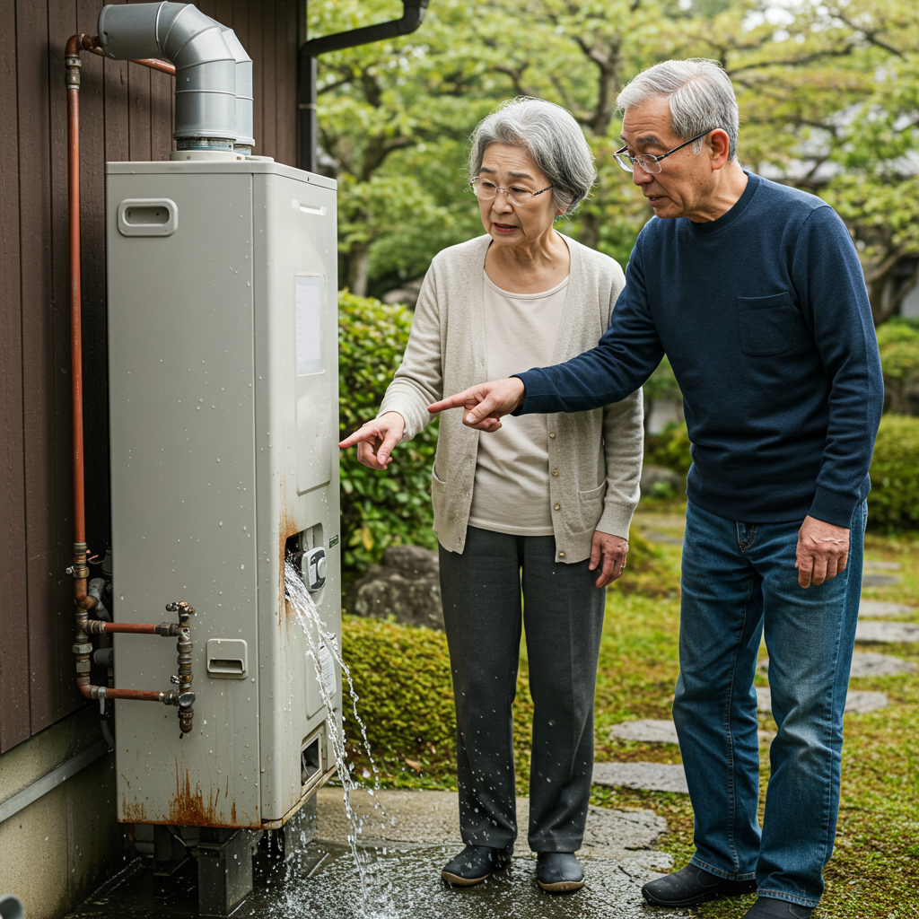 給湯器 古く なると起きる不具合
