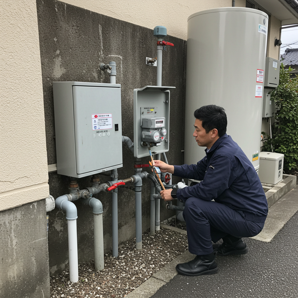 水圧低下・断水時の確認ポイント