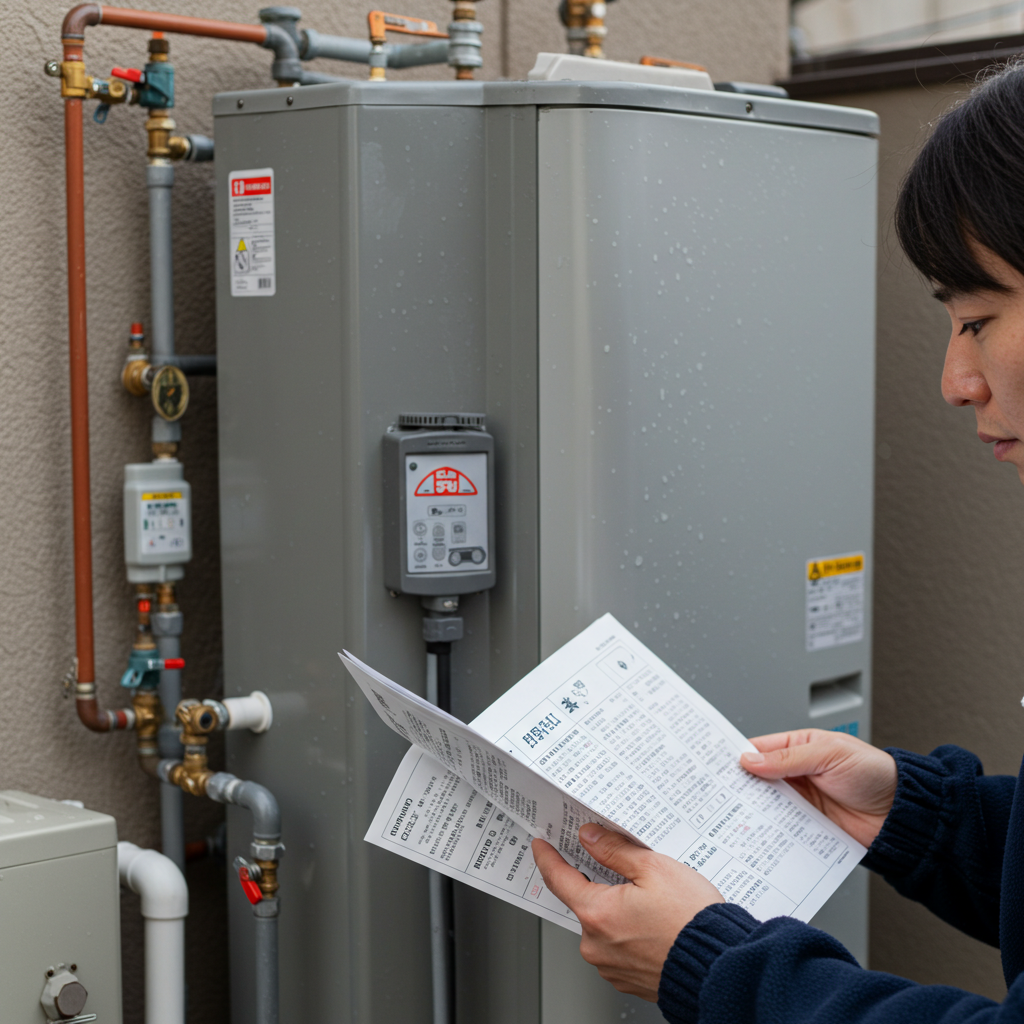 取扱説明書における残湯なし表示の意味