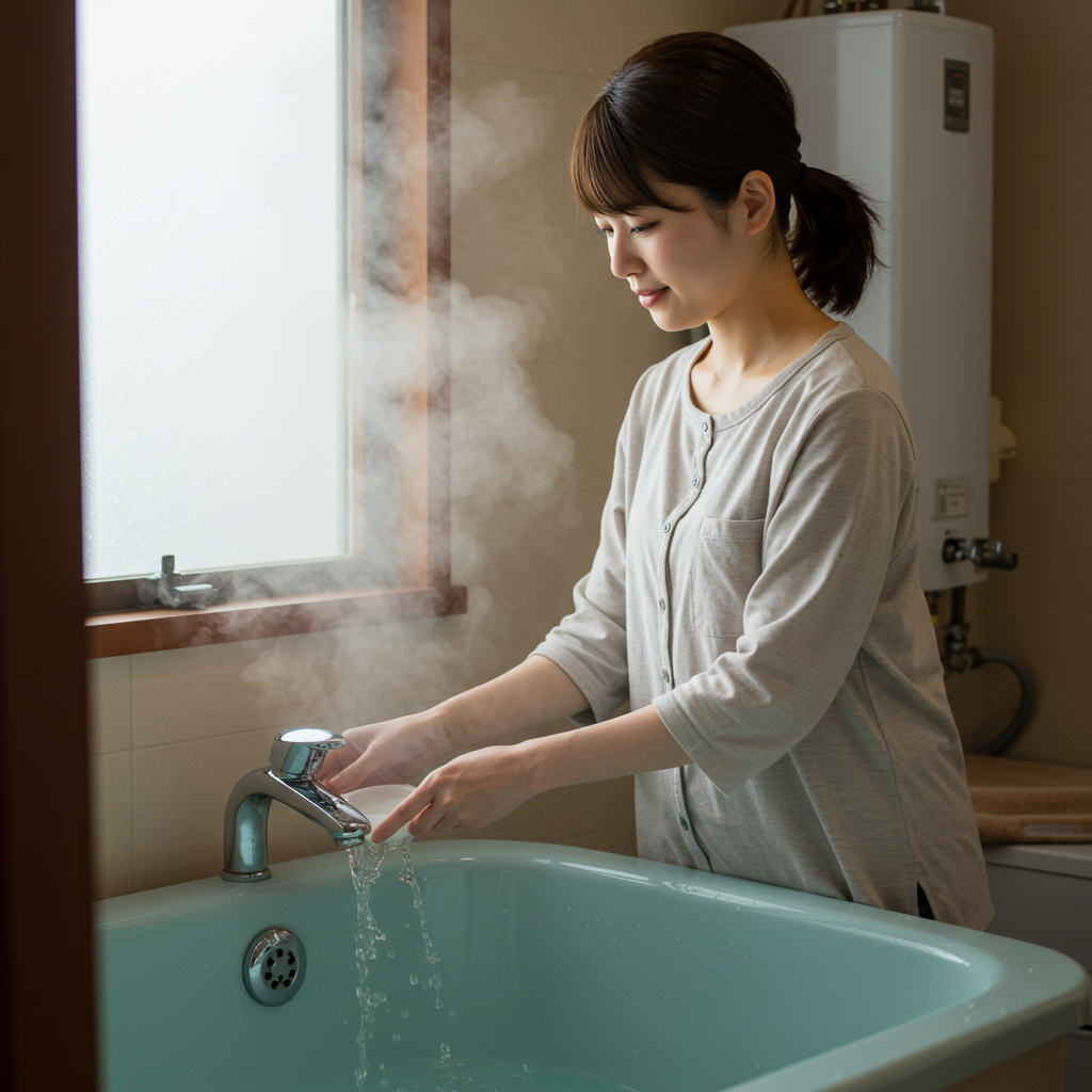 たし湯／満タンわき増しの使い方