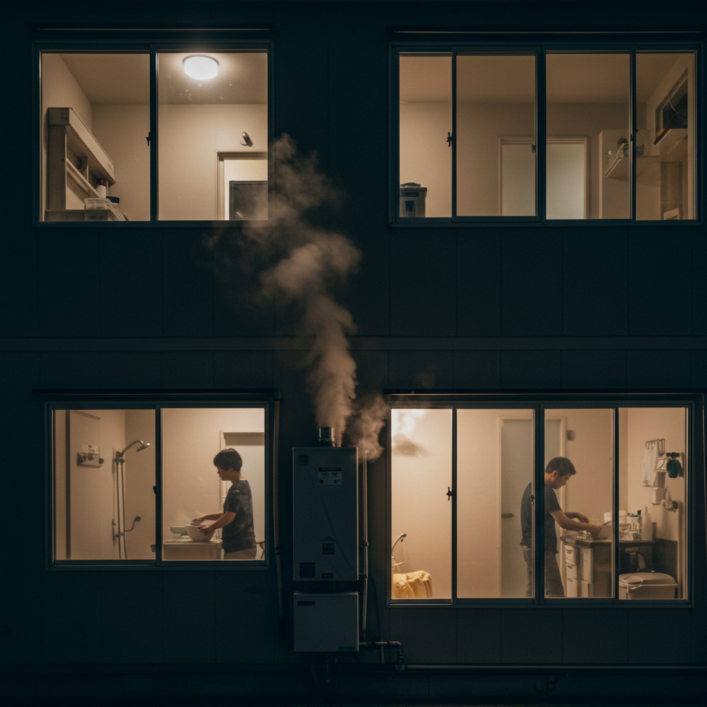 同時使用時の湯量