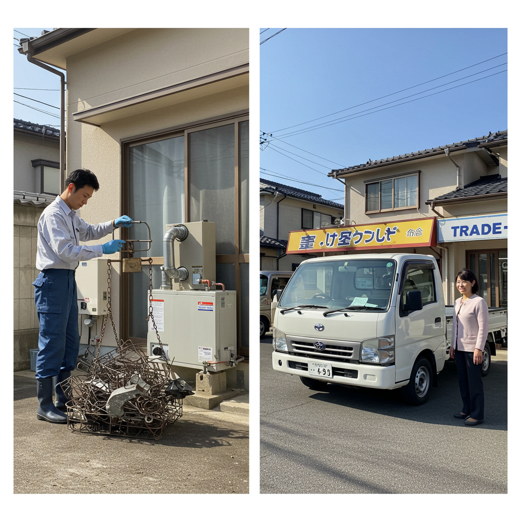 スクラップと下取りの違い