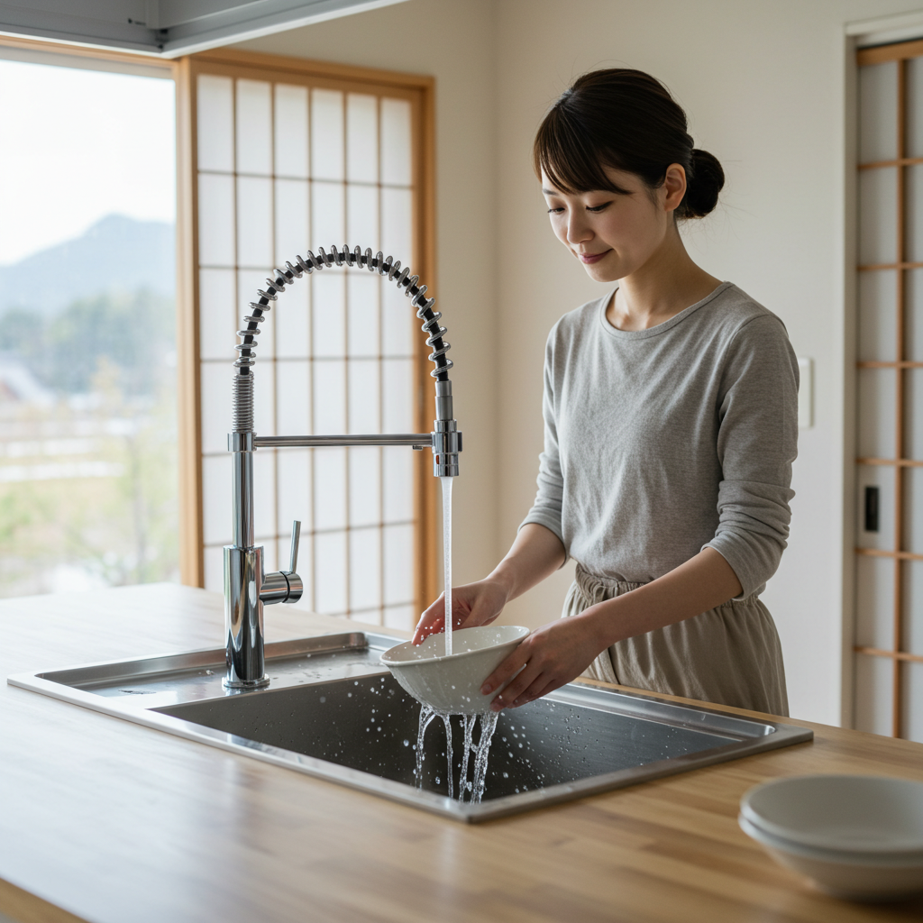 台所に合う水栓タイプ