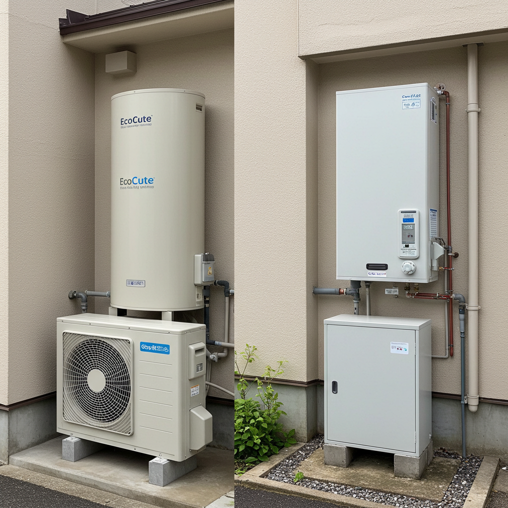 エコキュートと電気温水器の違い