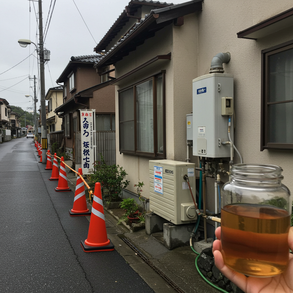 断水・工事後に濁る仕組み