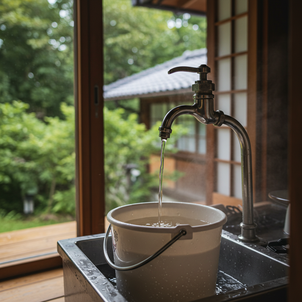 初期フラッシングの手順