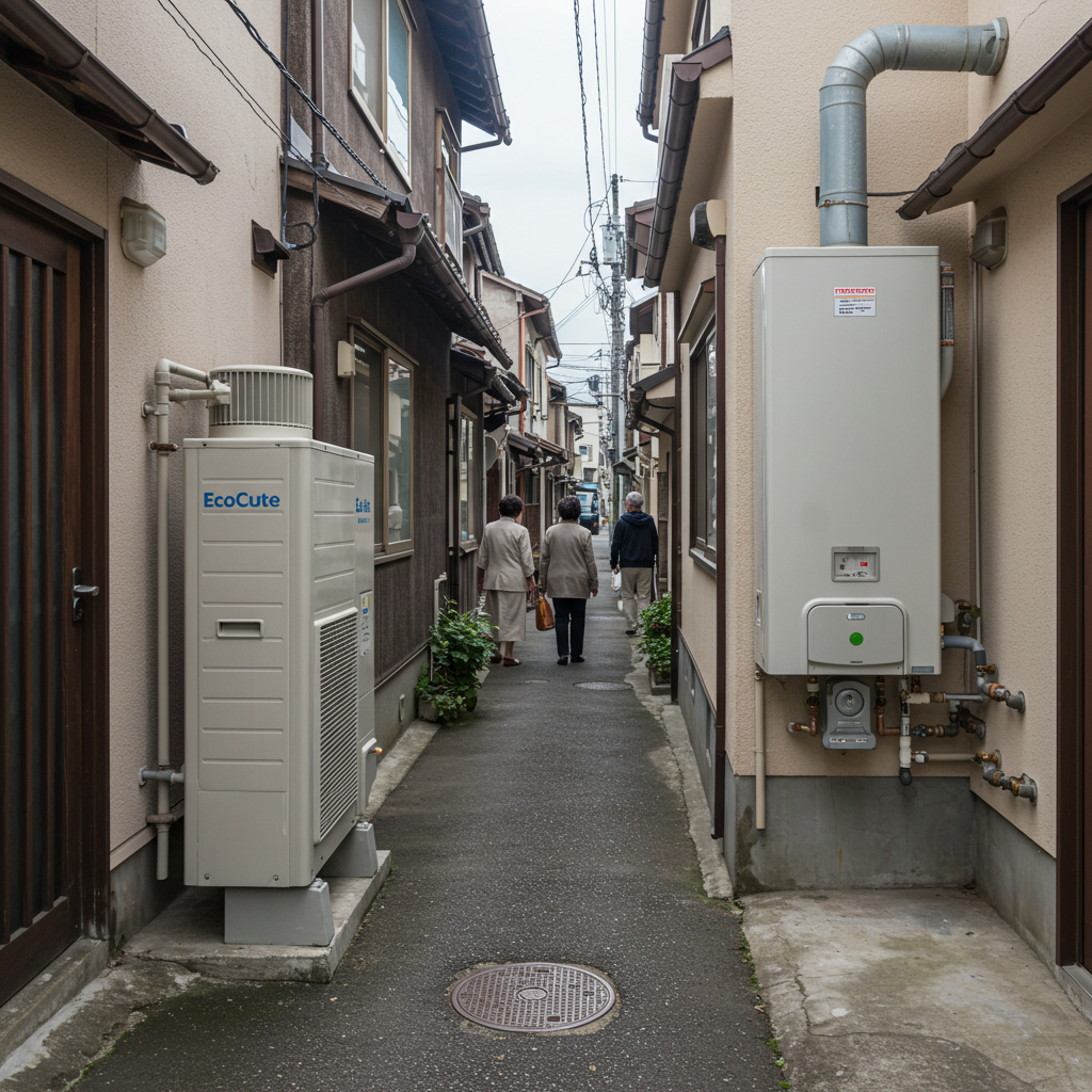 ガス給湯・ハイブリッド比較