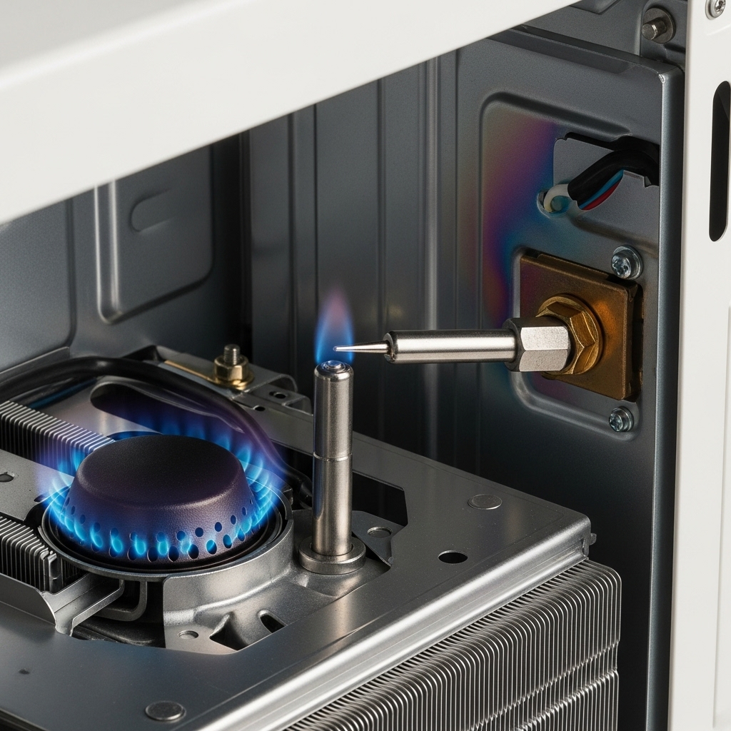 点火方式と炎検知の仕組み