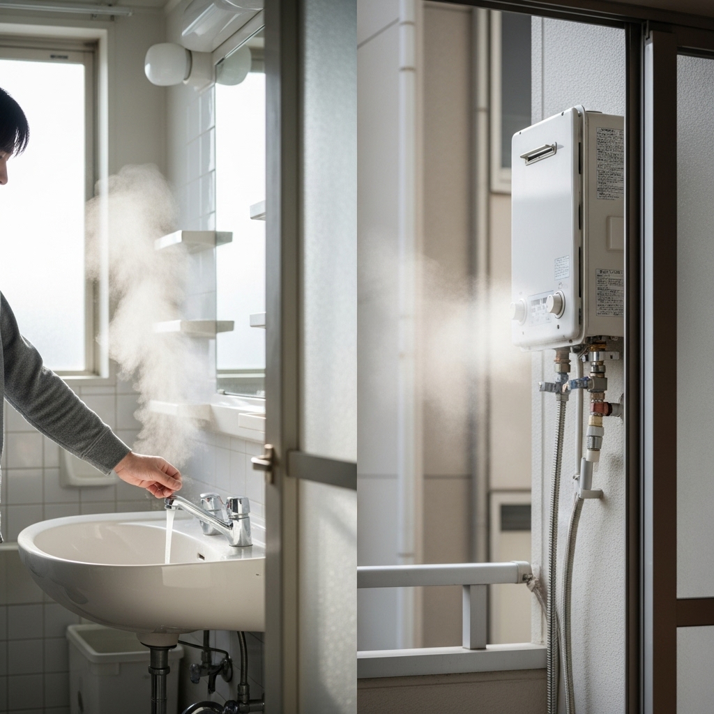 お湯出し時の異音